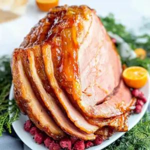 Slow Cooker Ham with Maple Glaze