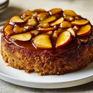 Caramel Apple Upside-Down Cake