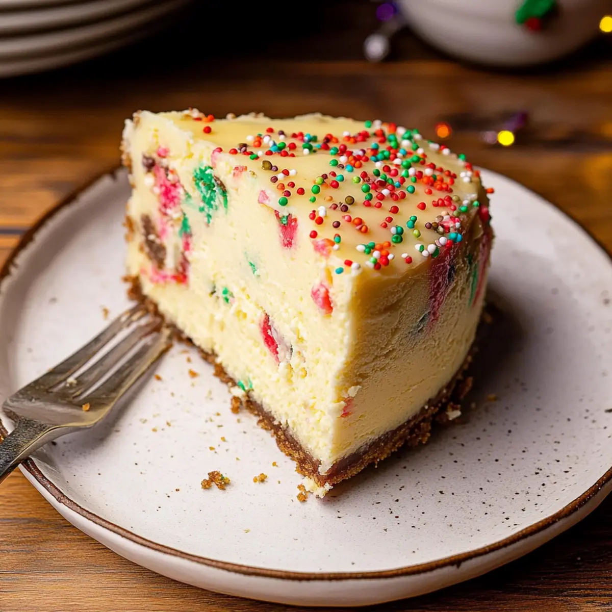 Sugar Cookie Cheesecake