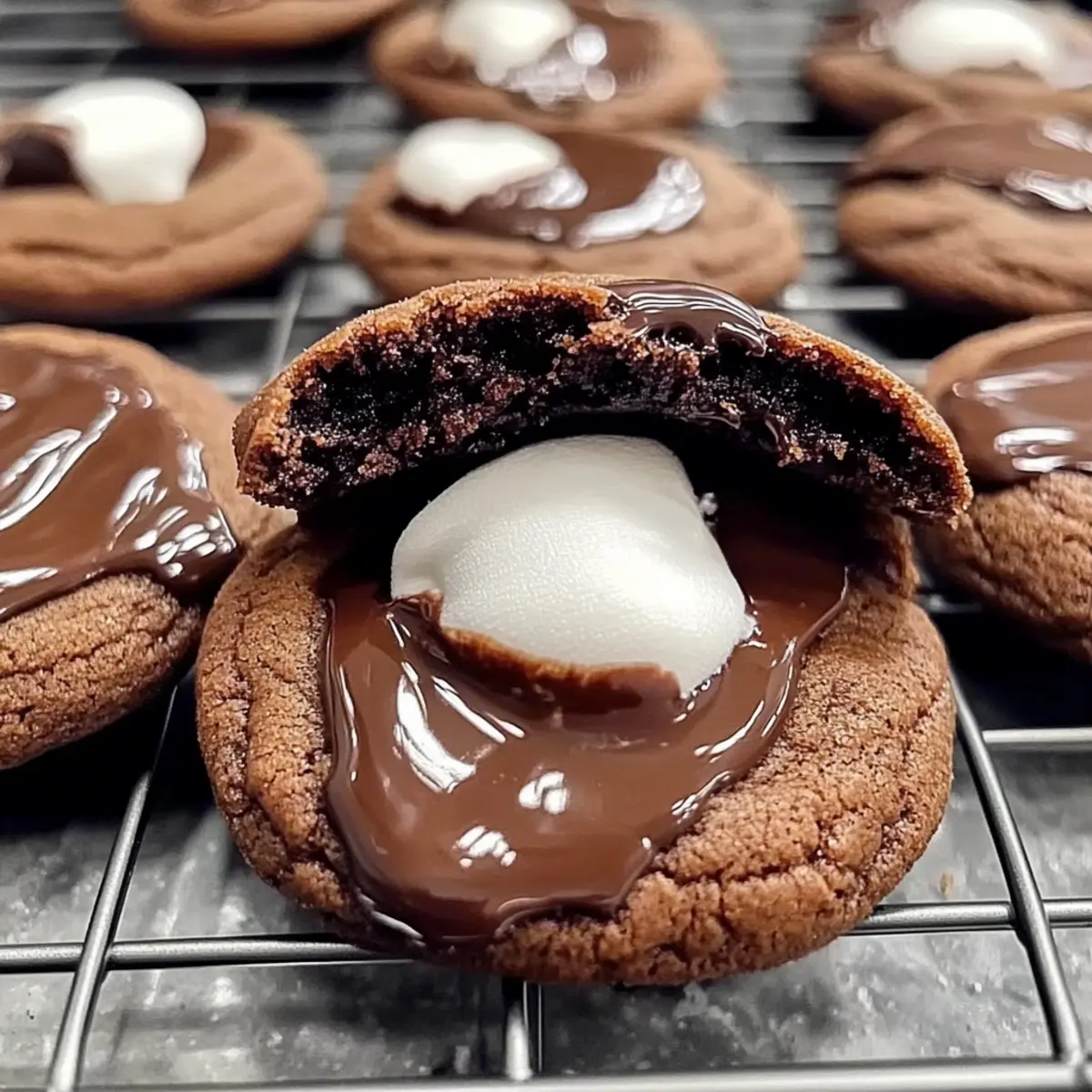 Marshmallow Hot Cocoa Cookies