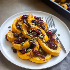 Maple Roasted Delicata Squash