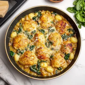 Garlic Chicken Gnocchi Skillet