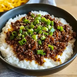 Korean Ground Beef Bowl Recipe