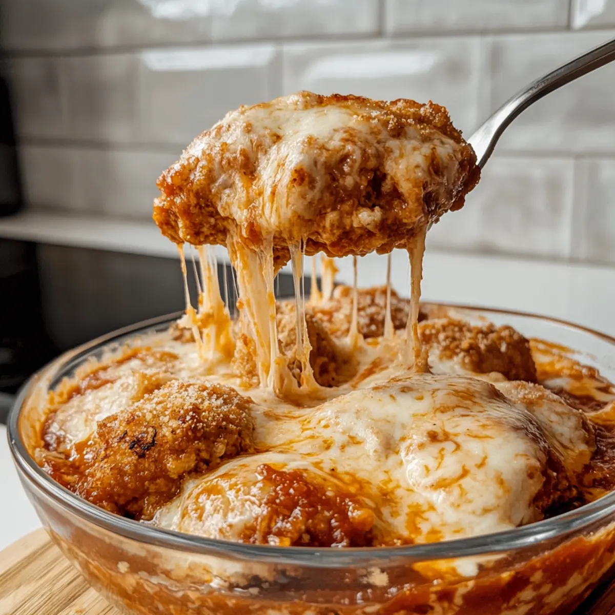 Cottage Cheese Chicken Parm Bowl