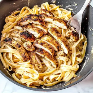 Blackened Cajun Chicken Alfredo