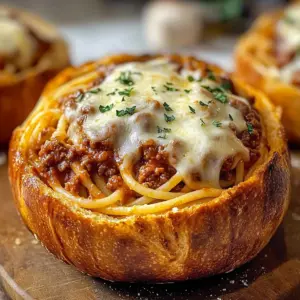 Pasta in Crusty Bowls