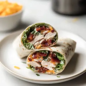 Crispy Chicken Bacon Wrap
