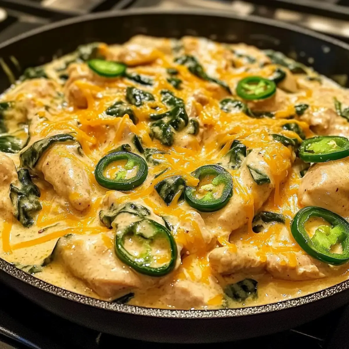 Creamy Jalapeño Chicken Skillet Recipe