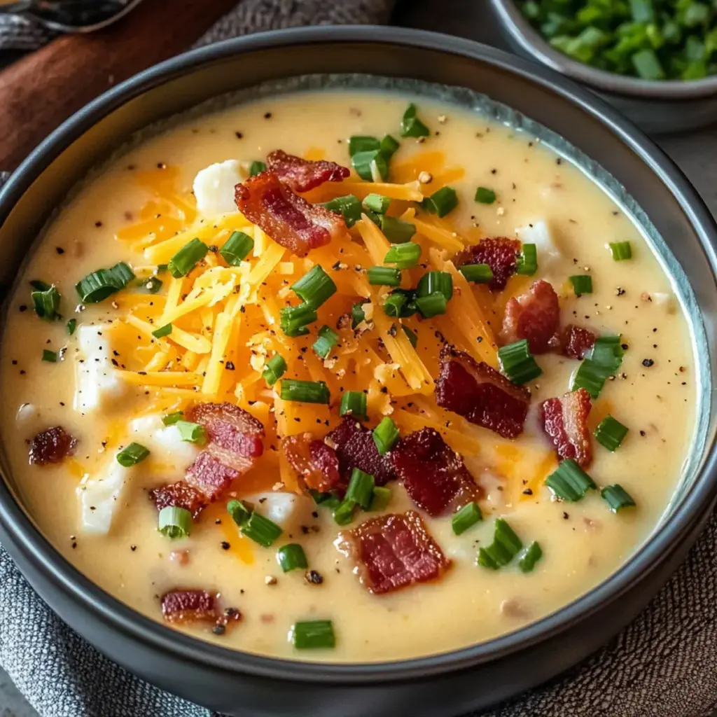 Comforting Loaded Baked Potato Soup