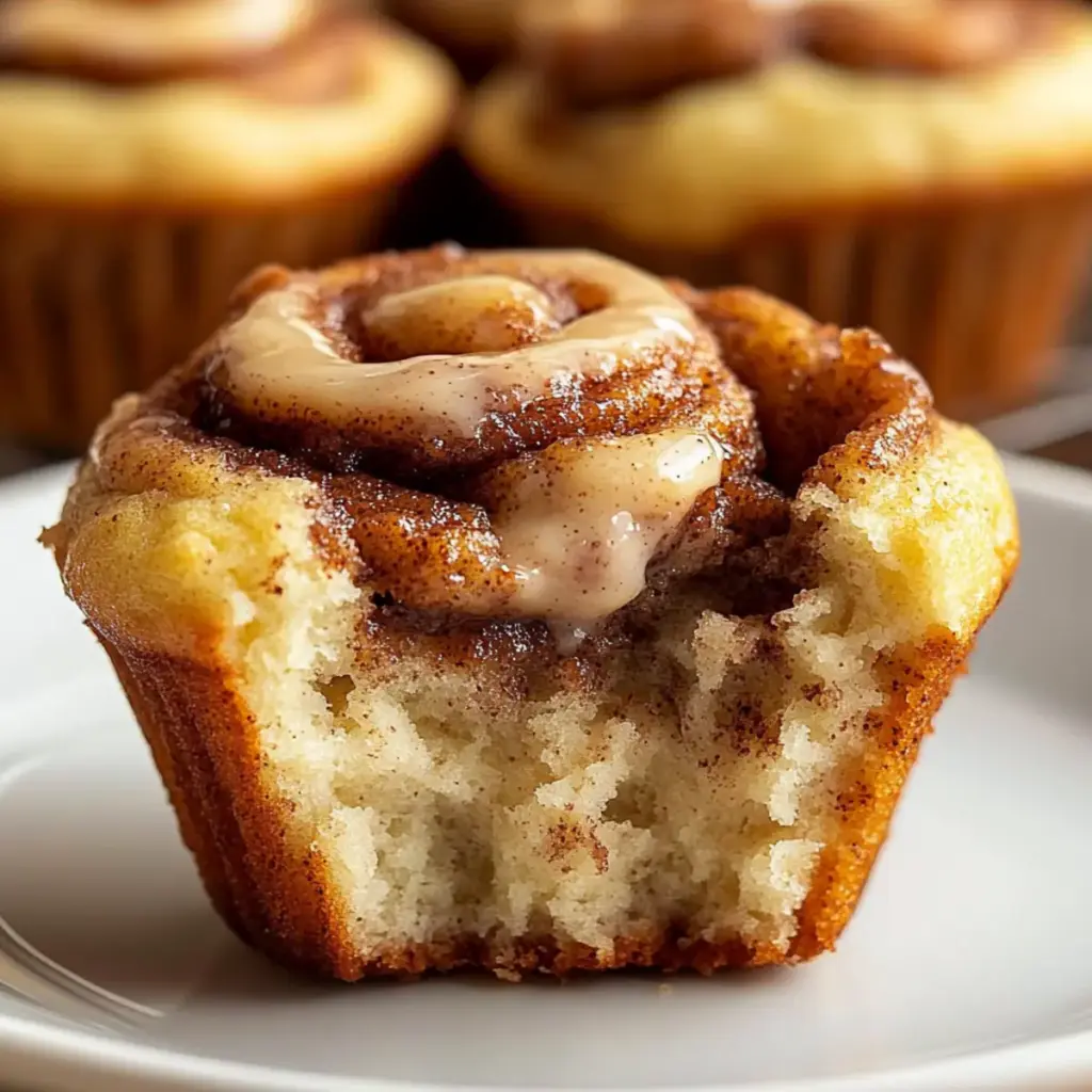 Cinnamon Roll Protein Muffins