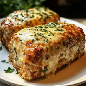 Garlic Parmesan Chicken Meatloaf Recipe