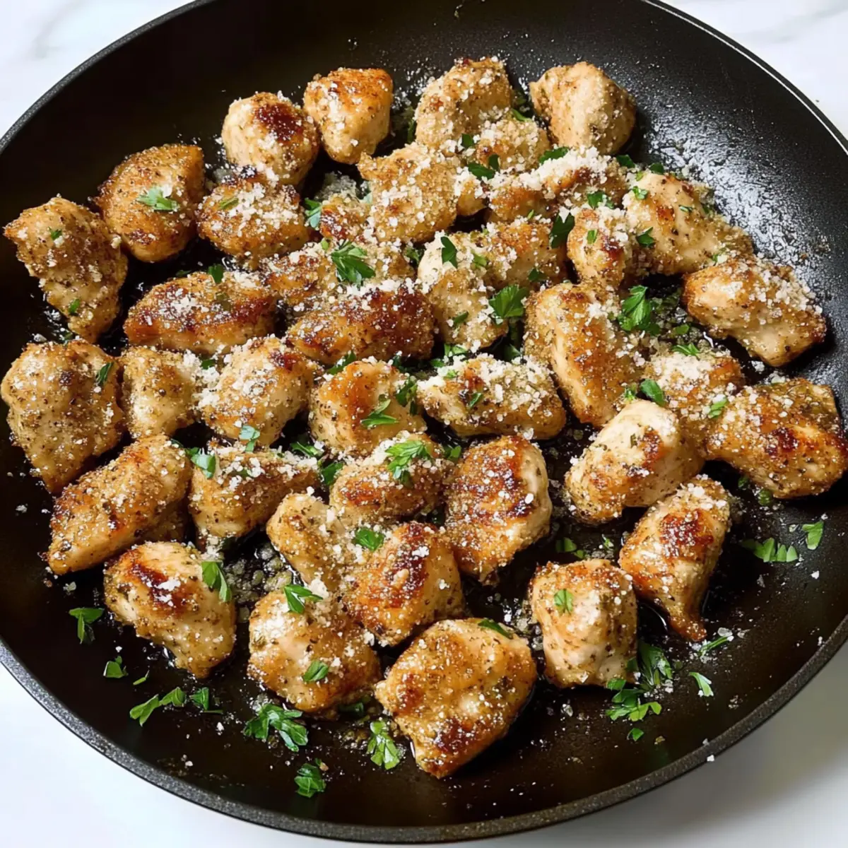 Garlic Parmesan Chicken Bites