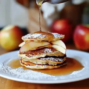 Apple cinnamon yogurt pancakes