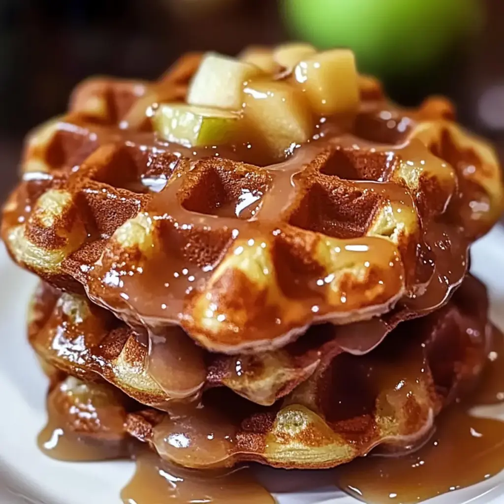 Apple Fritter Waffle Donuts