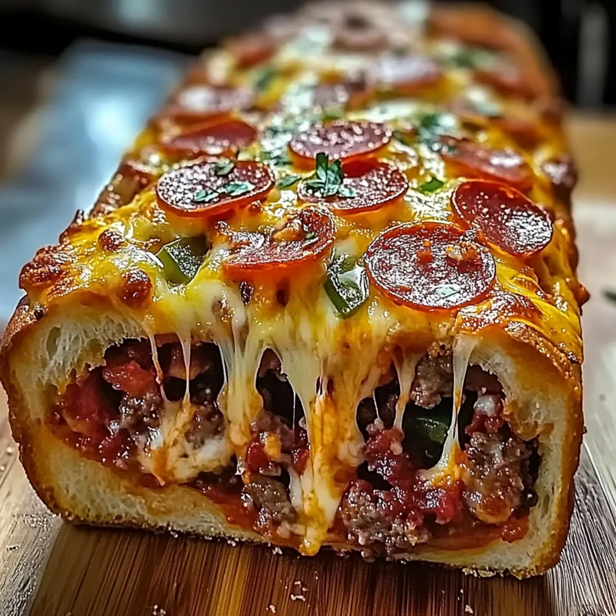 Cheesy Garbage Bread Recipe