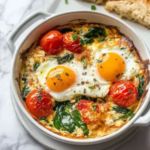 Baked Feta Eggs Recipe