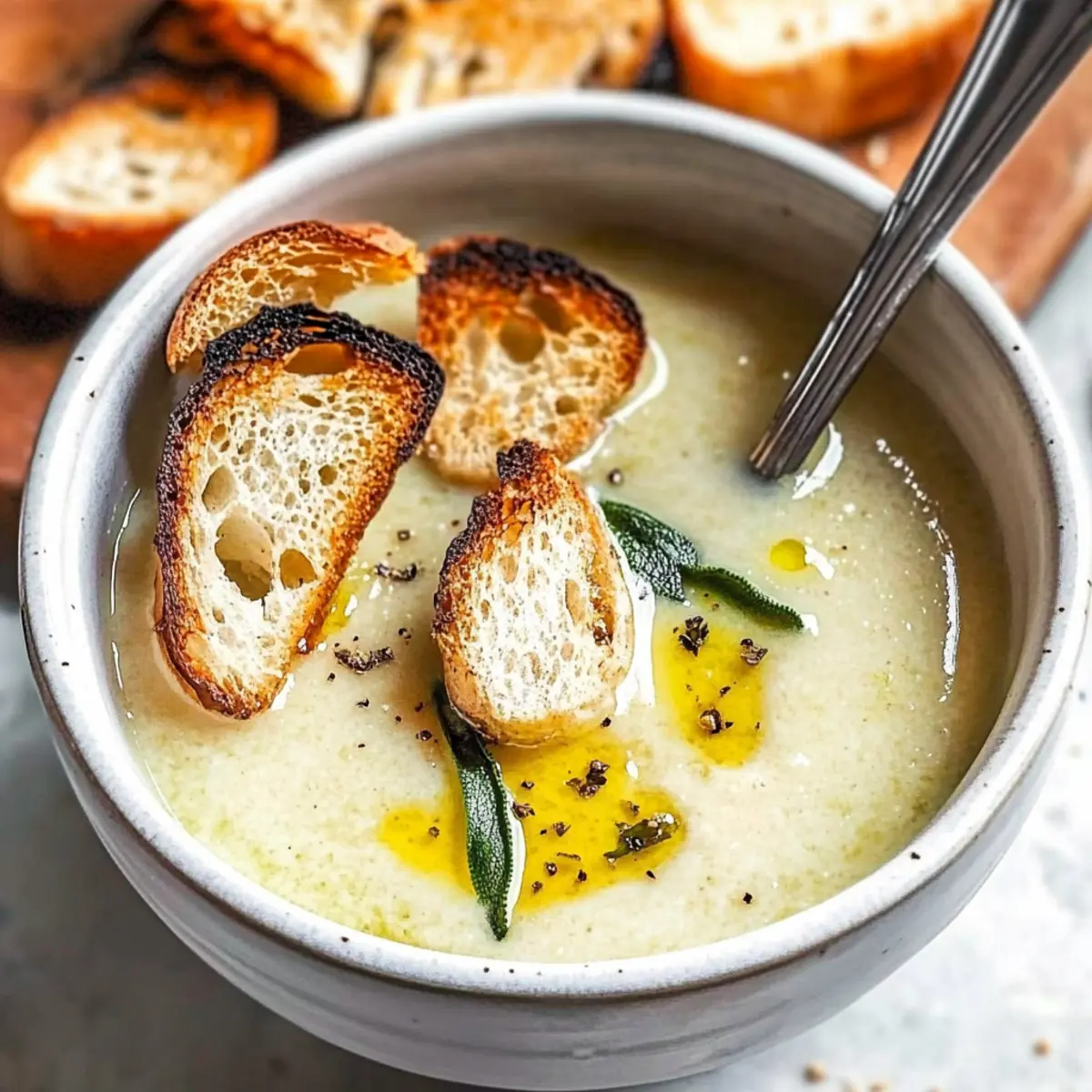 Country French Garlic Soup