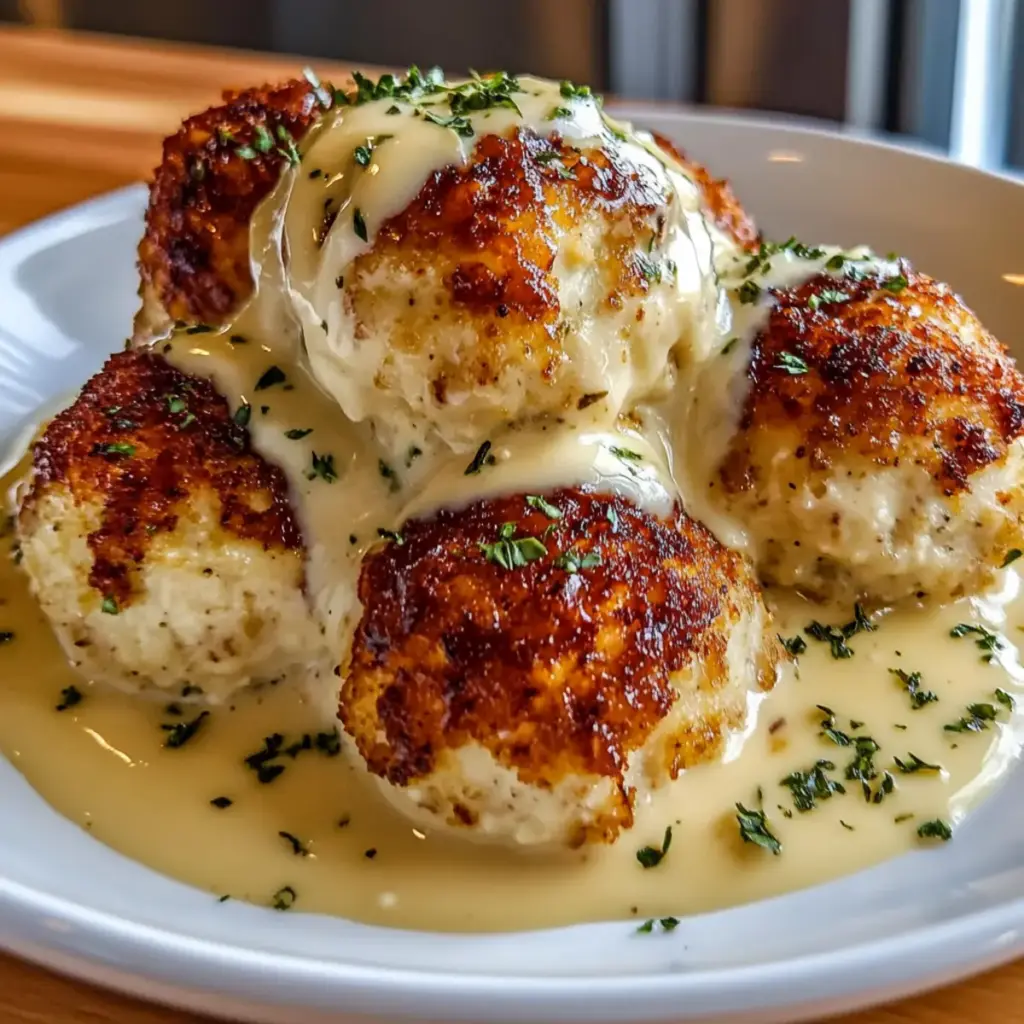 Parmesan Cloud Chicken Bombs