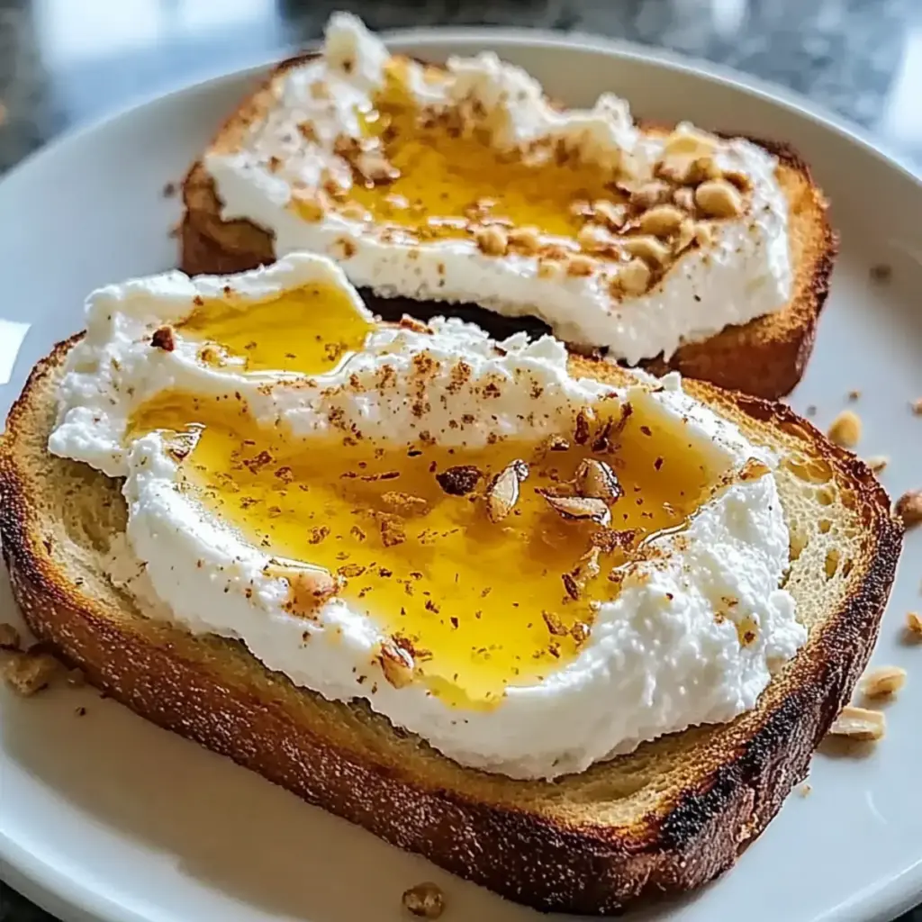 Whipped Ricotta Honey Toast
