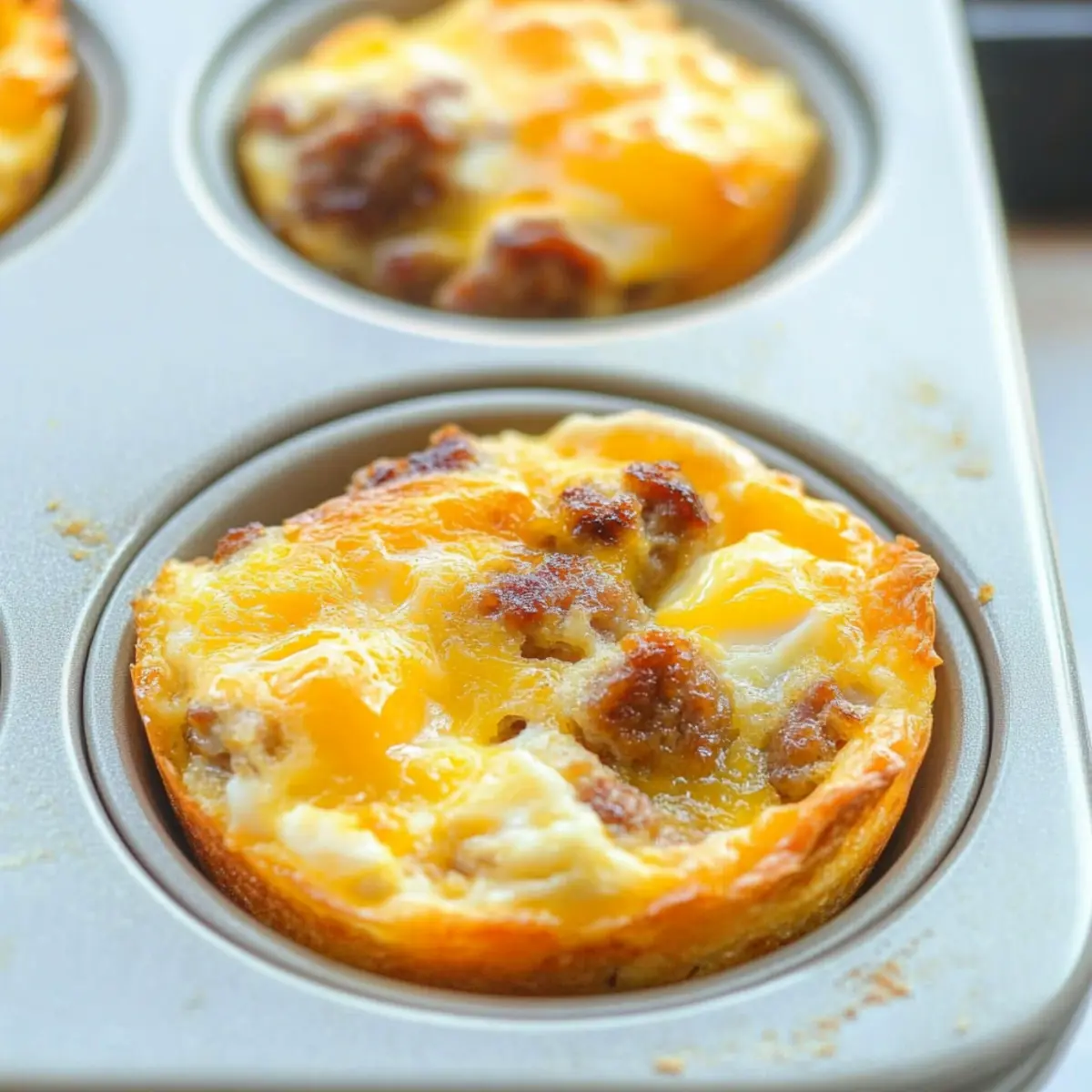 Sausage Egg and Cheese Muffins