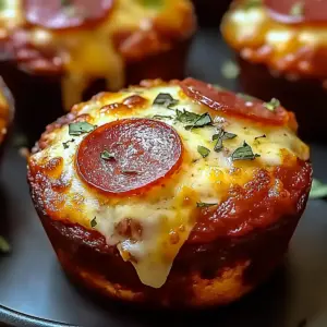 Carnivore Pizza Muffins