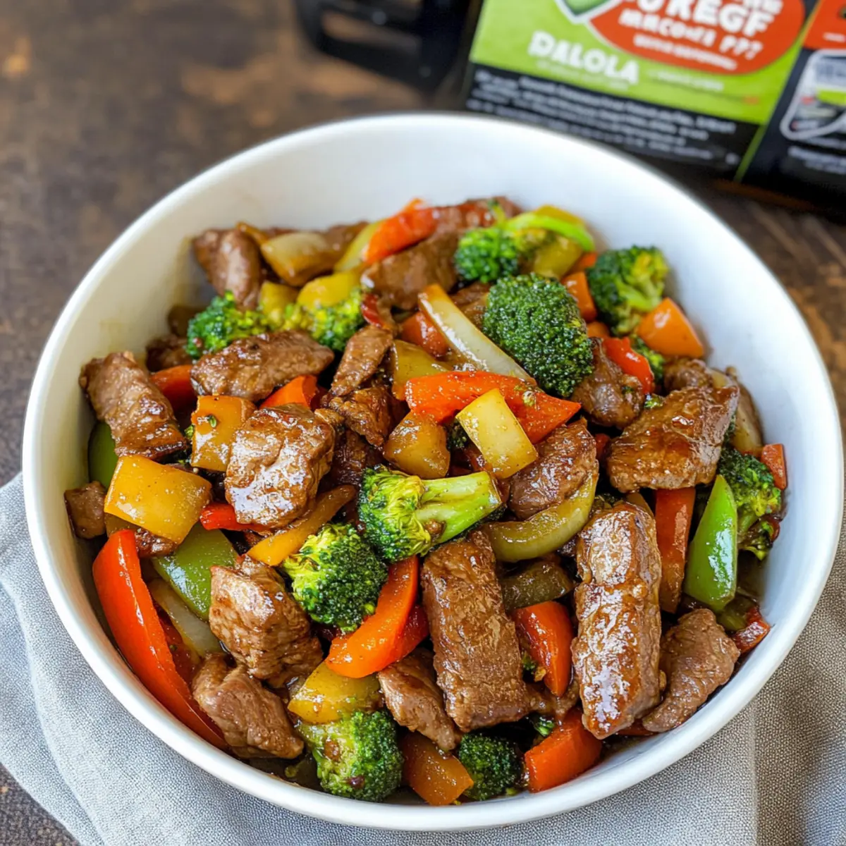 One Skillet Beef Stir Fry