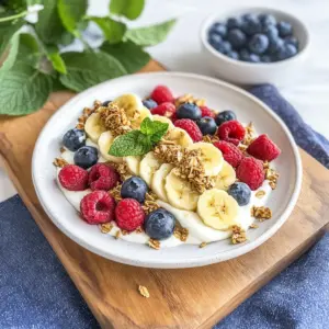 Breakfast Banana Split