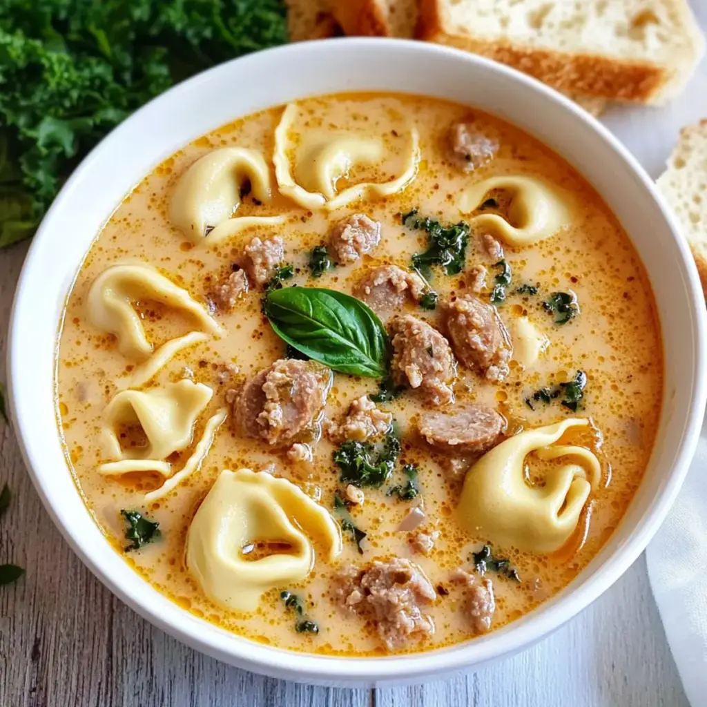 Creamy Tortellini Soup