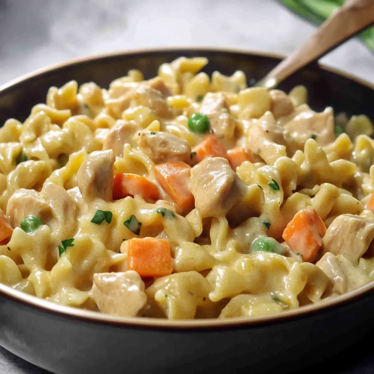 Quick Chicken Pot Pie Pasta