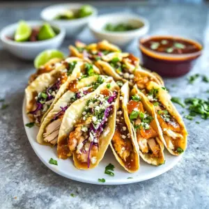 Chicken Wonton Tacos