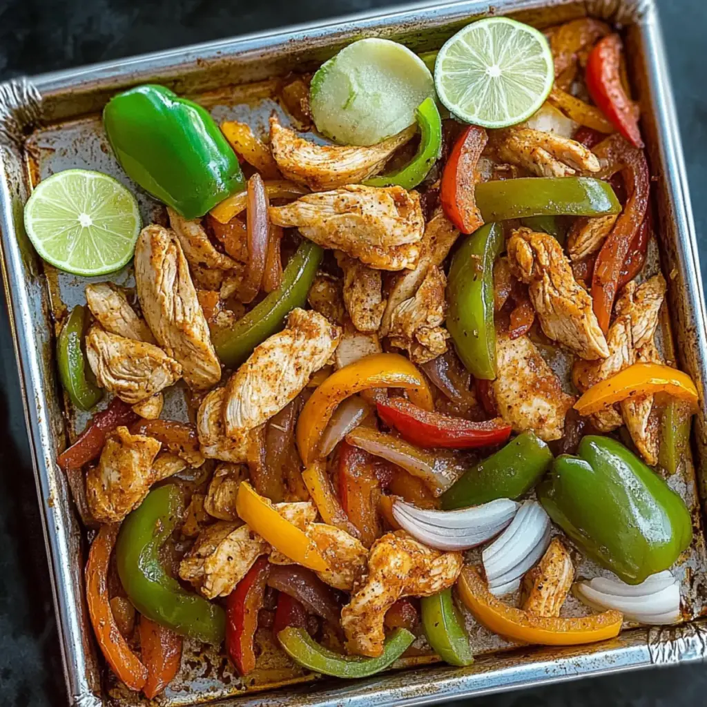 Sheet Pan Chicken Fajitas