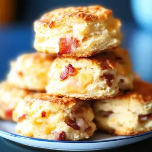 Maple Bacon Cheddar Biscuits