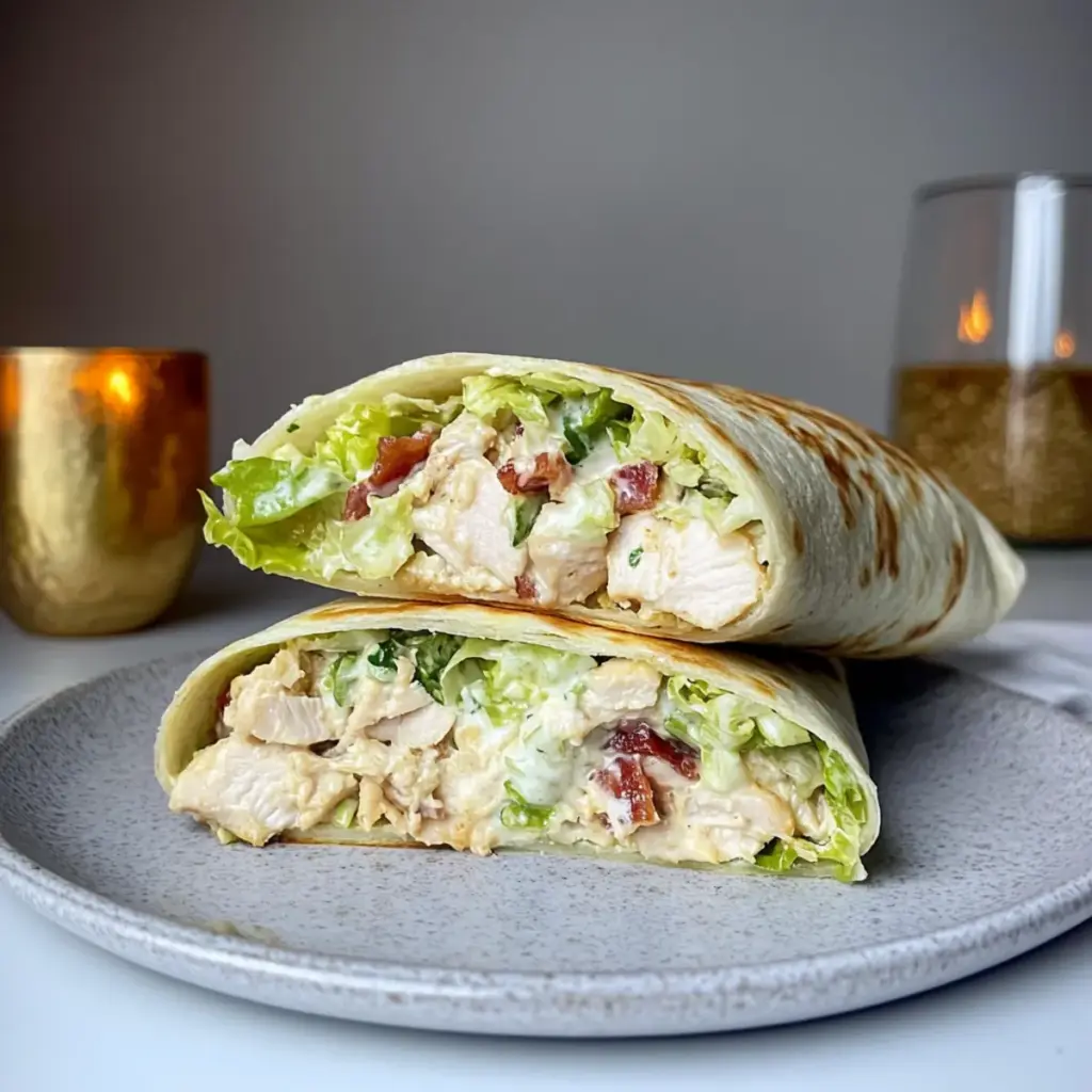 Chicken Caesar Salad Wrap