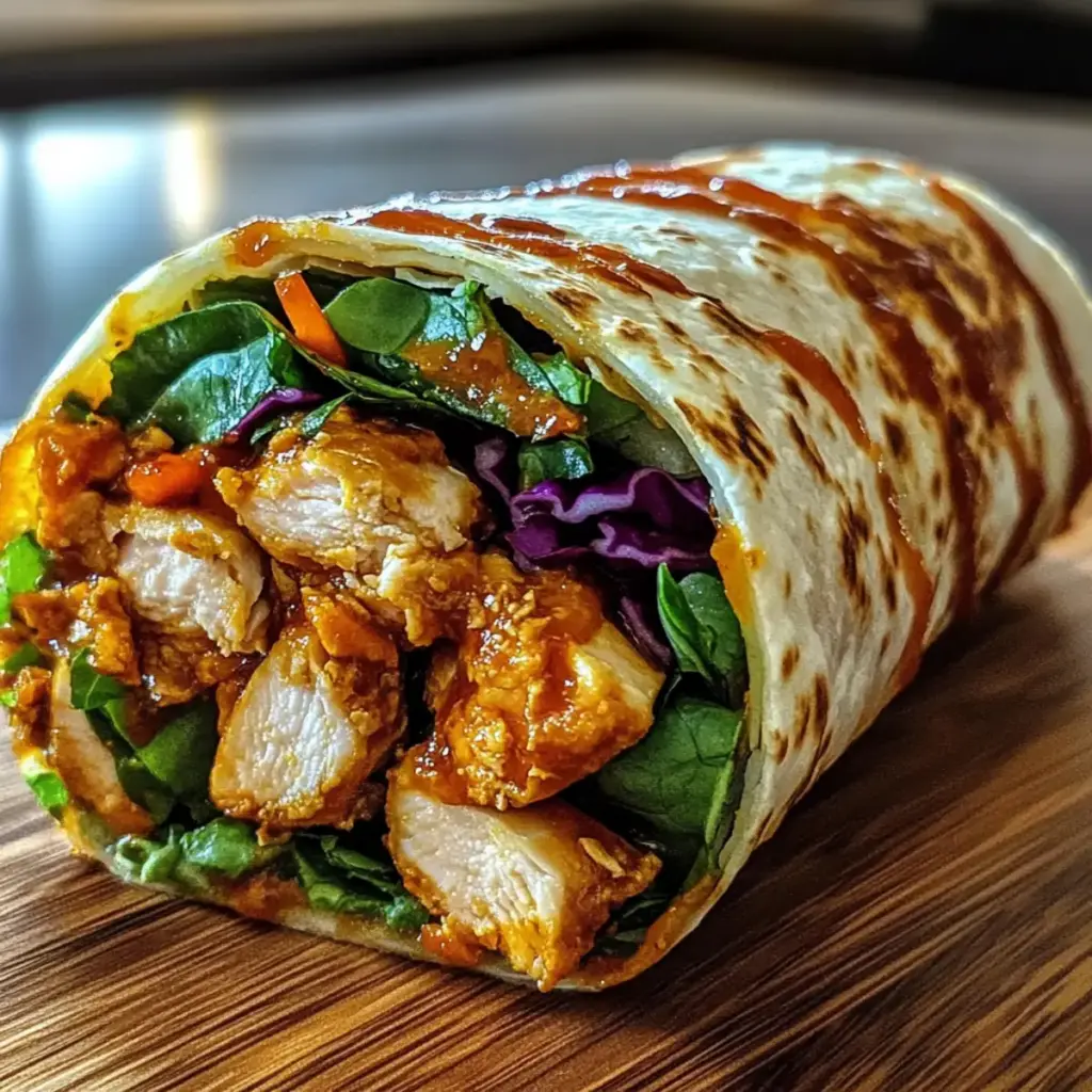 Sweet Chili Chicken Wraps