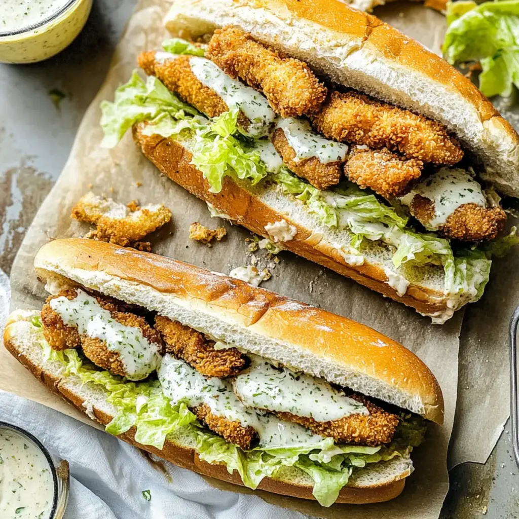 Chicken Caesar Sandwiches