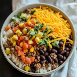 Ground Beef Burrito Bowl