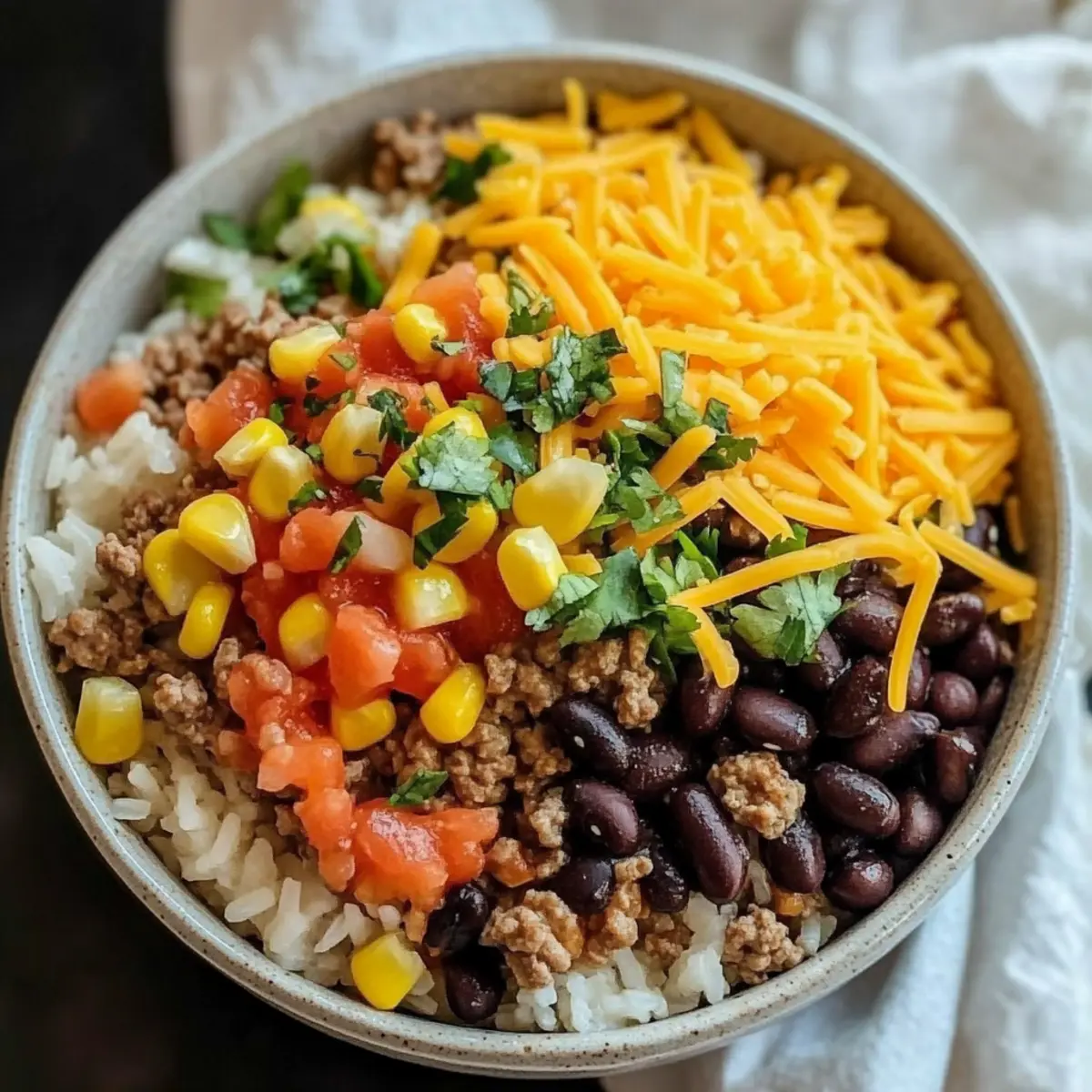 Ground Beef Burrito Bowl