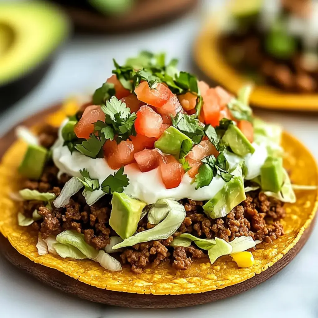 Ground Beef Tostadas
