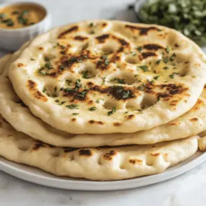 Cottage Cheese Garlic Naan