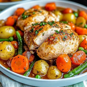 Savory Crockpot Chicken with Vegetables for Easy Comfort Food