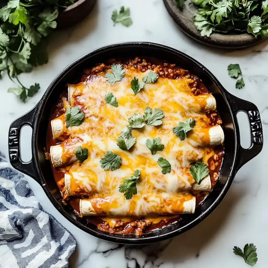Ground Beef Enchiladas