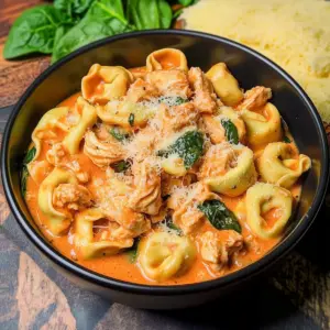 CrockPot Chicken Tortellini