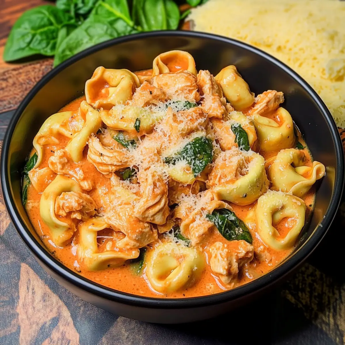 CrockPot Chicken Tortellini