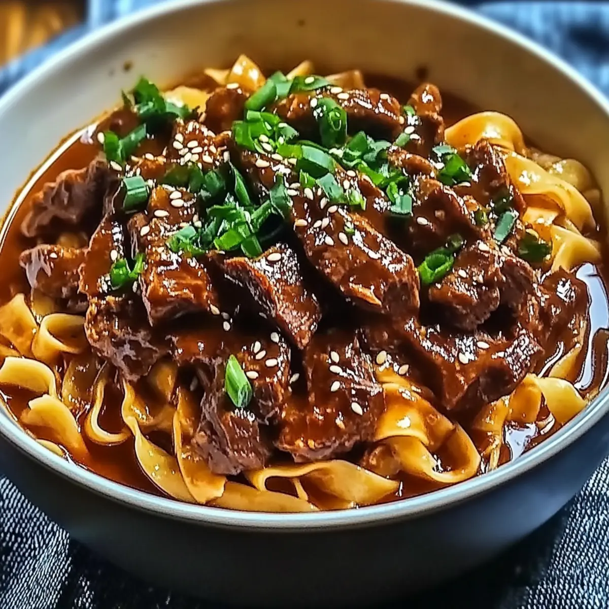Korean Beef Noodles