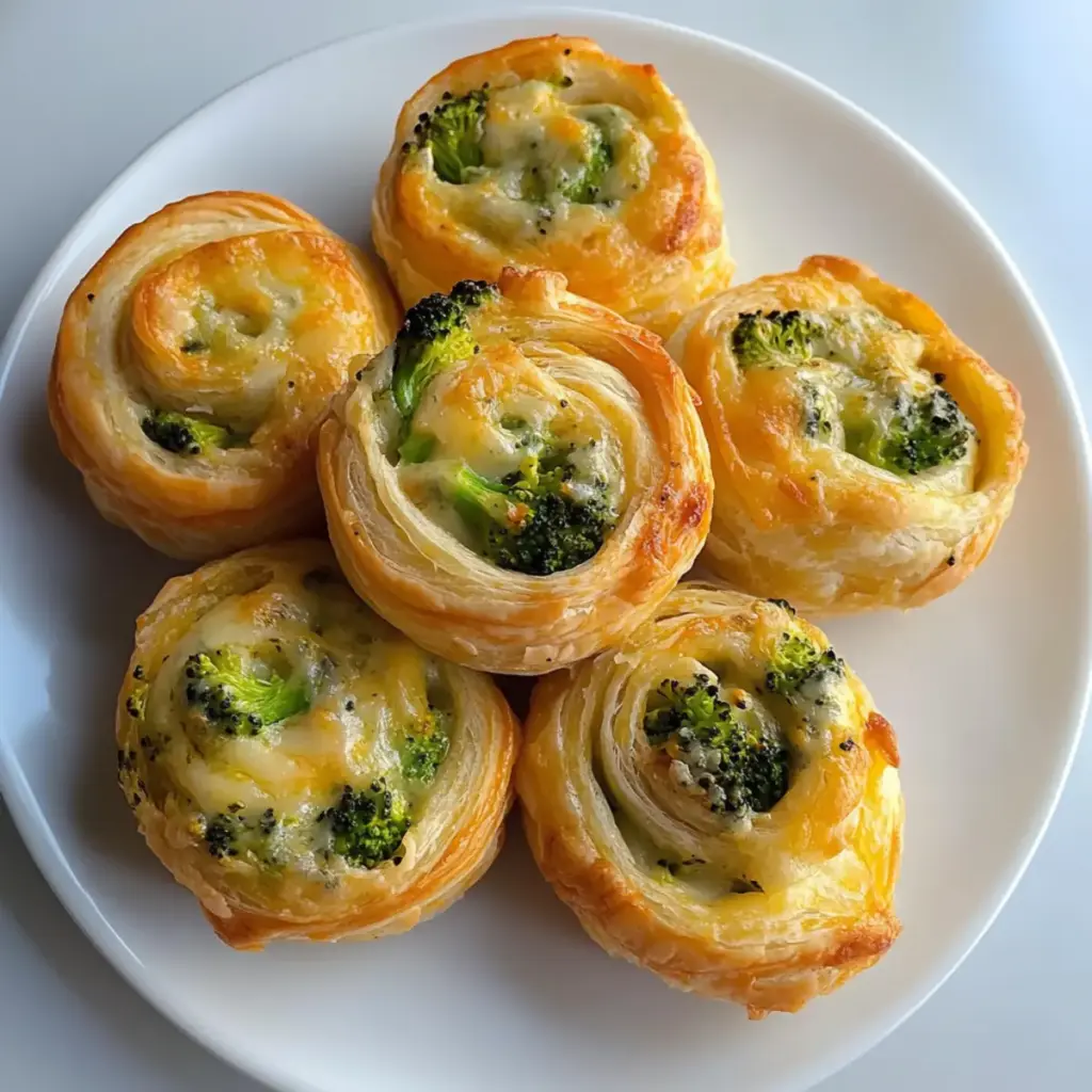 Broccoli Cheese Pinwheels