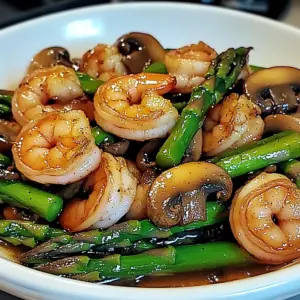 Shrimp and Asparagus Stir-Fry