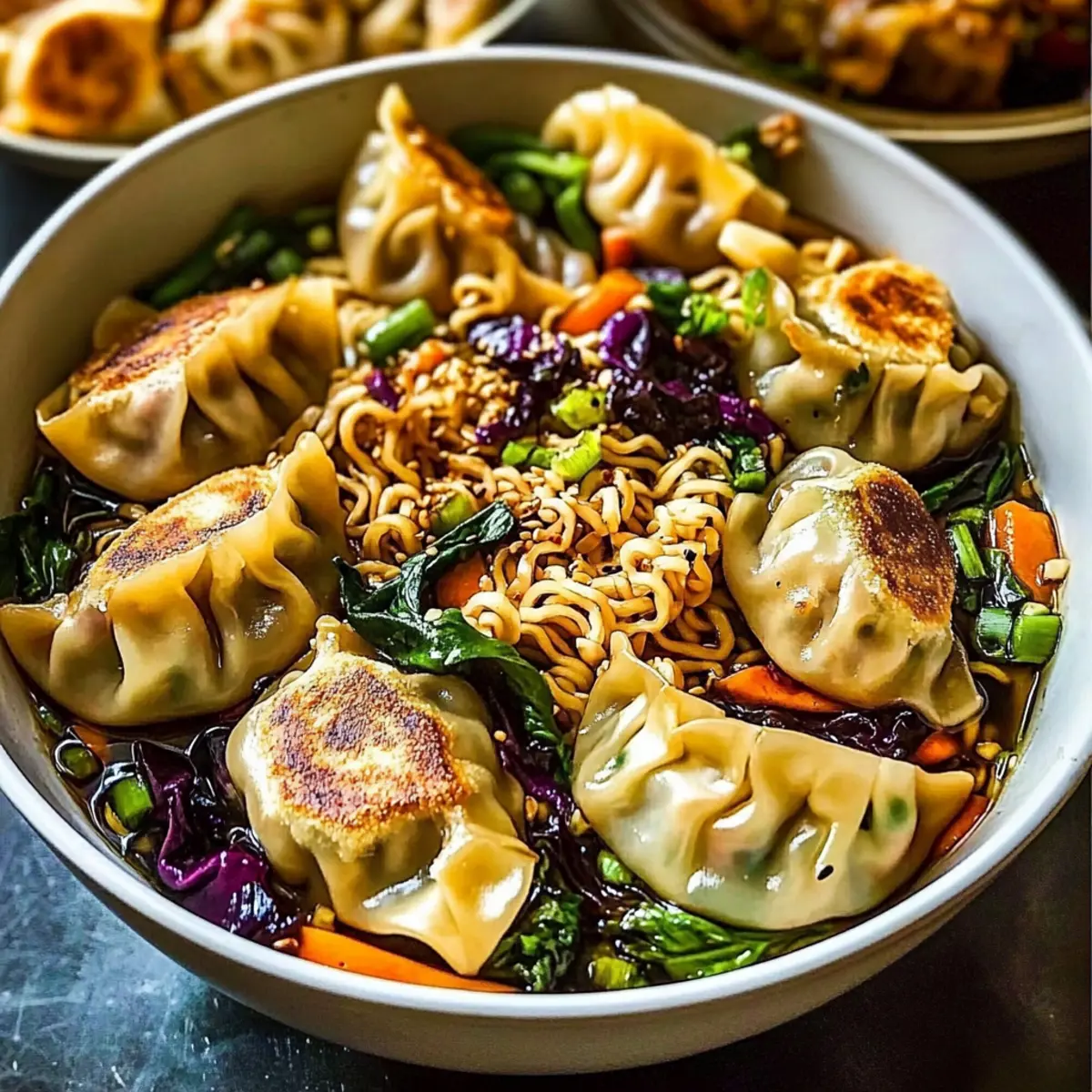 Potsticker Noodle Bowls
