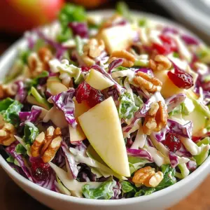 Apple Cranberry Coleslaw
