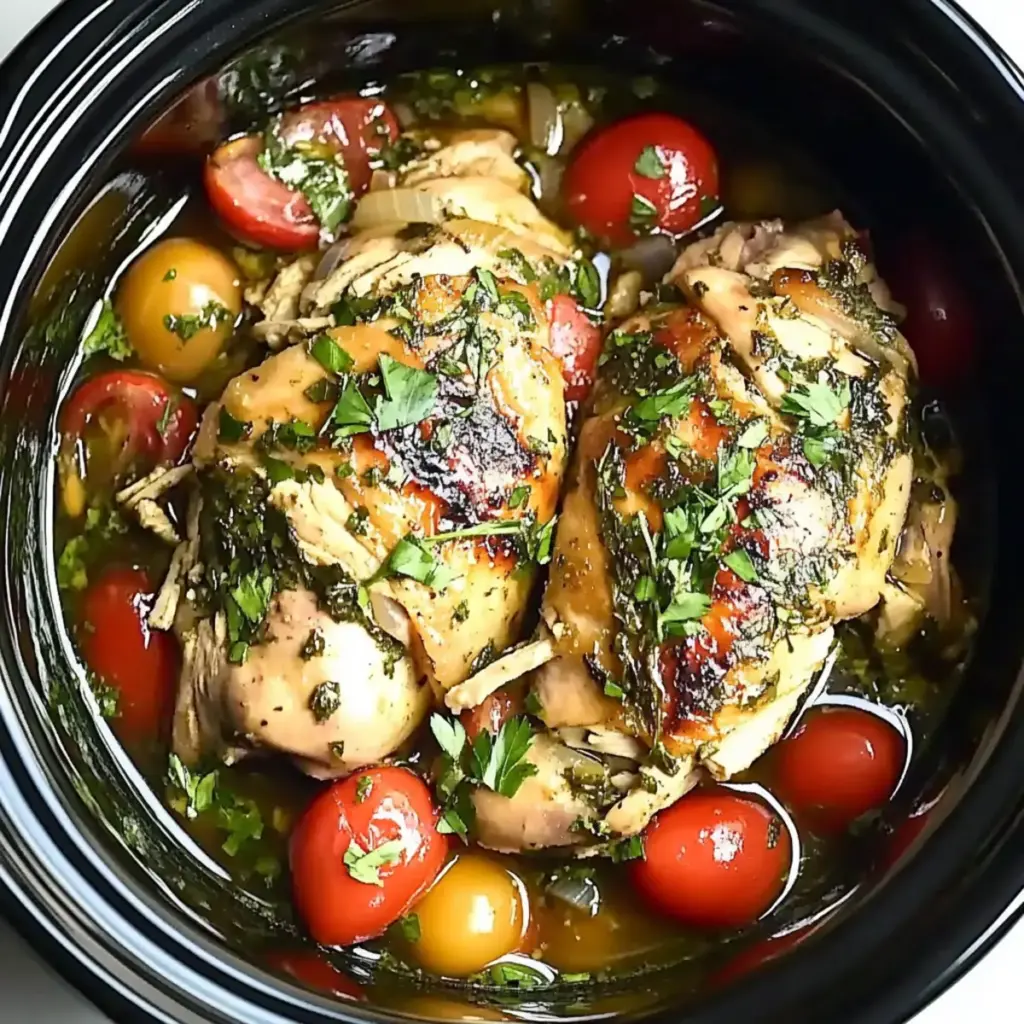 Crockpot Greek Chicken