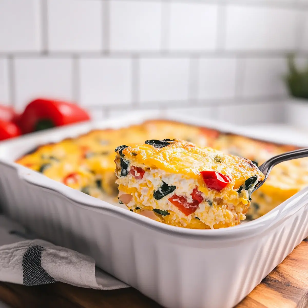 Cottage Cheese Egg Casserole